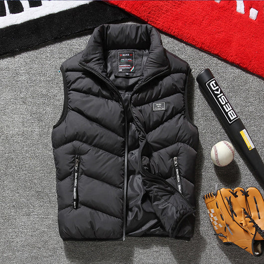 Chaleco Acolchado de Plumón para Hombre - Rojo Outdoor - Image 8
