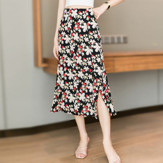 Falda Chifón Entallada para Mujer - Diseño Elegante y Fluido - Image 8