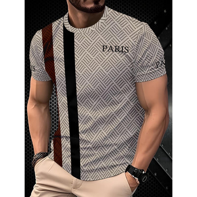 Camiseta Manga Corta Casual Ejecutiva con Impresión 3D Digital - Image 26