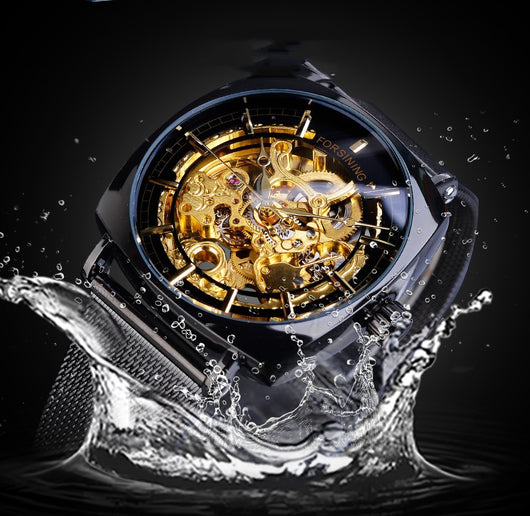 Reloj Mecánico Automático para Hombre con Esfera Esqueletizada - Image 2