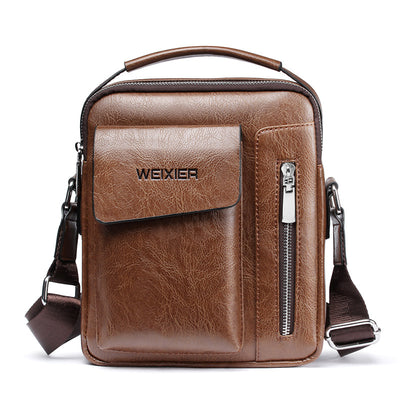 Bolsa de Negocios Vertical en Cuero PU - Estilo Profesional y Casual