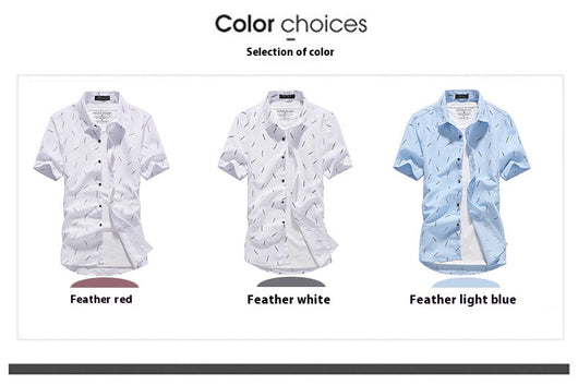 Camisa Manga Corta Slim Fit Estilo Coreano para Hombre - Image 8
