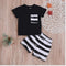 Conjunto Casual de Verano para Niño: Camiseta y Pantalones Cortos