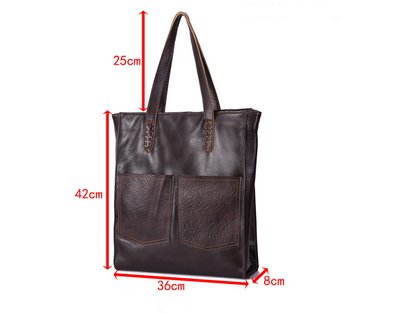 Bolso de Cuero Genuino Textura Lichi - Bolsa de Hombro Elegante - Image 7