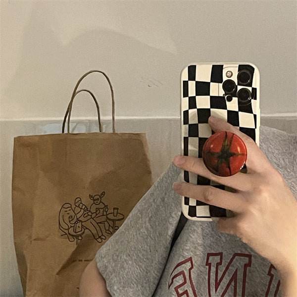 Funda Móvil Ajedrez Blanco y Negro