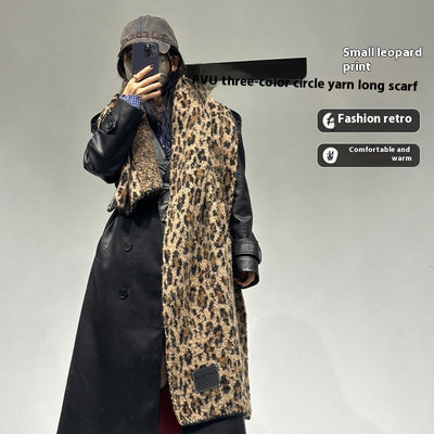 Pañuelo Triangular Estampado Leopardo - Abrigo Versátil para Primavera y Otoño - Image 10