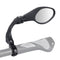 Espejo Retrovisor Plegable de Acero Inoxidable para Bicicleta Hafny