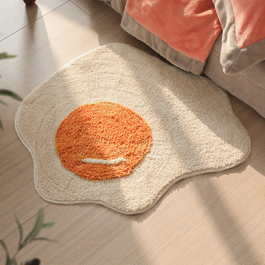 Tapete Absorbente Antideslizante Huevo Frito para Baño - Image 8