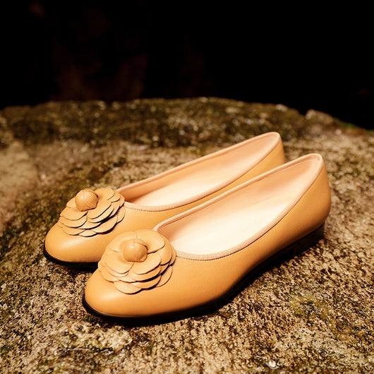 Zapatos de Tacón Bajo Cómodos en Cuero Genuino con Punta Redonda - Image 3