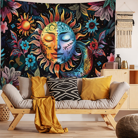Tapiz Decorativo Sol y Luna