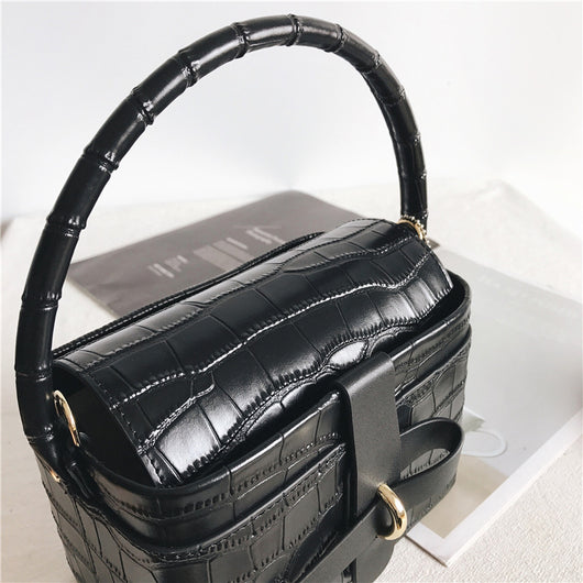 Bolso Mensajero Retro con Lazo - Canasta de Alimentos Estilo Vintage - Image 8