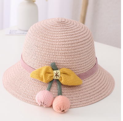 Sombrero de Paja Protección Solar para Niñas - Diseño Veraniego - Image 4