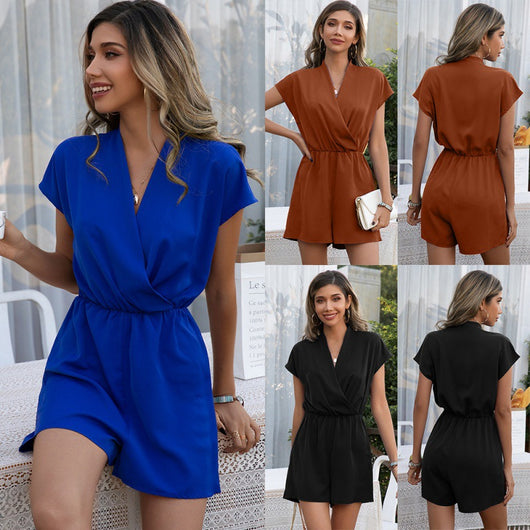 Conjunto Deportivo V-Neck: Shorts y Playera de Moda Europea - Image 13