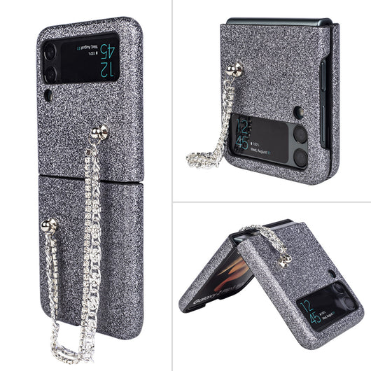 Funda Protectora para Teléfono Plegable con Diseño Estrellado y Pulsera - Image 28