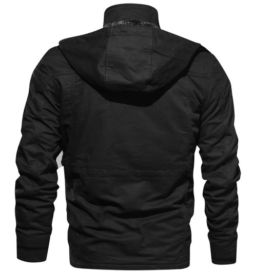 Chaqueta Térmica Militar para Hombre con Capucha - Abrigo de Invierno Grueso Mountainskin - Image 6