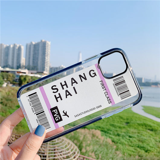 Funda iPhone 11 Silicona Antigolpes Diseño Cartoon Ticket Doble Color - Image 9