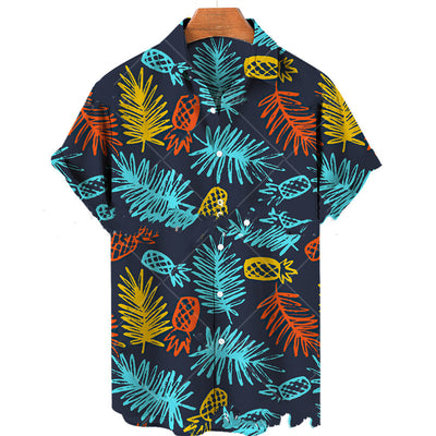 Camisa Casual Slim Fit con Estampado 3D para Hombre - Image 34