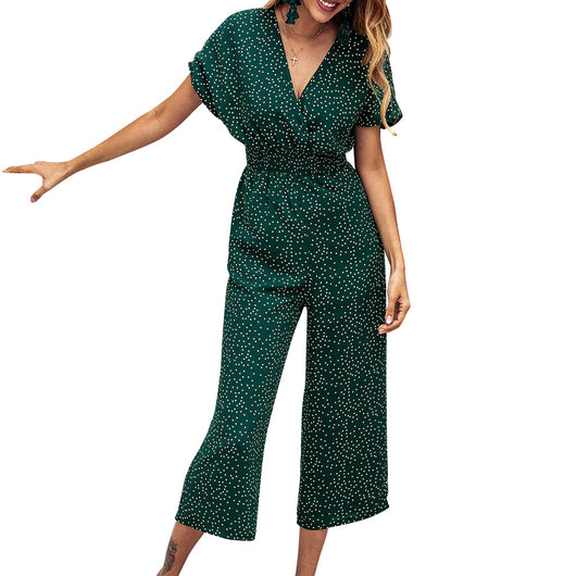 Overol de Mujer Estampado con Escote en V y Bolsillos - Image 79