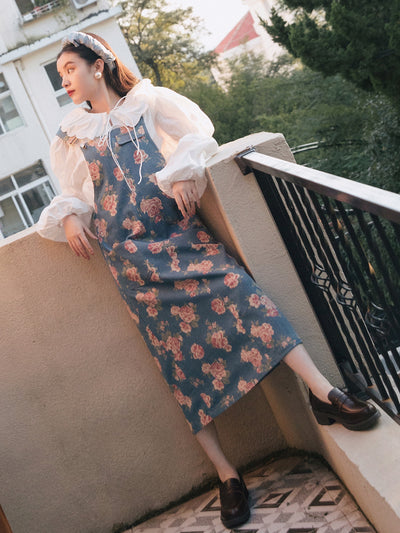 Pantalón Denim Vintage Estilo Hepburn