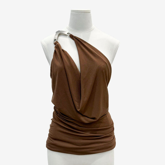 Top Ajustado con Espalda Descubierta y Hebillas Metálicas para Mujer - Image 3
