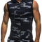 Chaleco Camuflaje Slim Fit con Dobladillo Redondeado