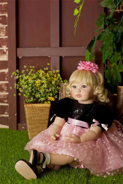 Muñeca Princesa de Cabello Largo - Simulación Realista - Image 8