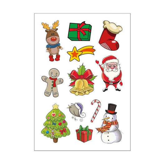Tatuaje Luminoso Navideño Papá Noel Brillante - Image 16