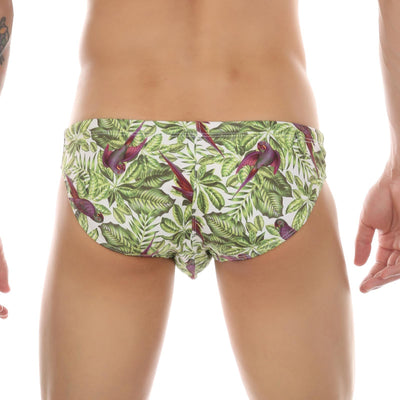 Bañador Estampado Tropical con Diseño de Hojas de Coco y Arce - Pantalón de Playa Multicolor Trendy - Image 30
