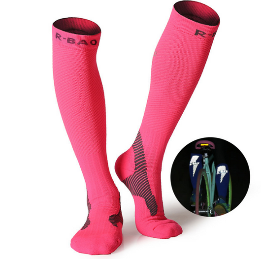 Calcetines Compresivos Largos para Correr Nocturno - Tubo Profesional - Image 5