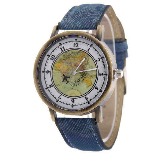 Reloj con Correa de Lona Reciclada de Avión - Image 4