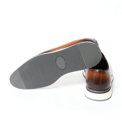 Zapatos Oxford de Cuero Genuino Fabricados a Mano - Elegancia Profesional para Hombres - Image 22
