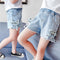 Shorts de Mezclilla para Niñas con Moño - Ideal para Verano