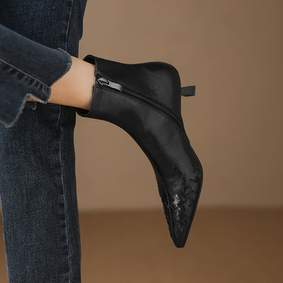 Botas de Punto Elástico con Tacón Medio y Forro Cálido - Image 12