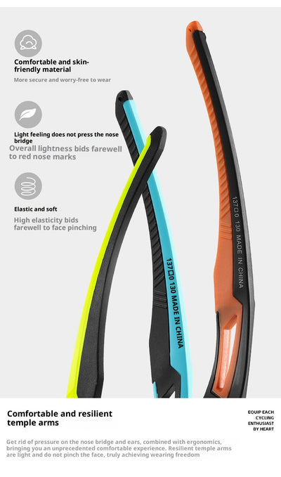 Gafas de Ciclismo Marco Grande Lentes de Color Protección Contra el Viento - Image 29