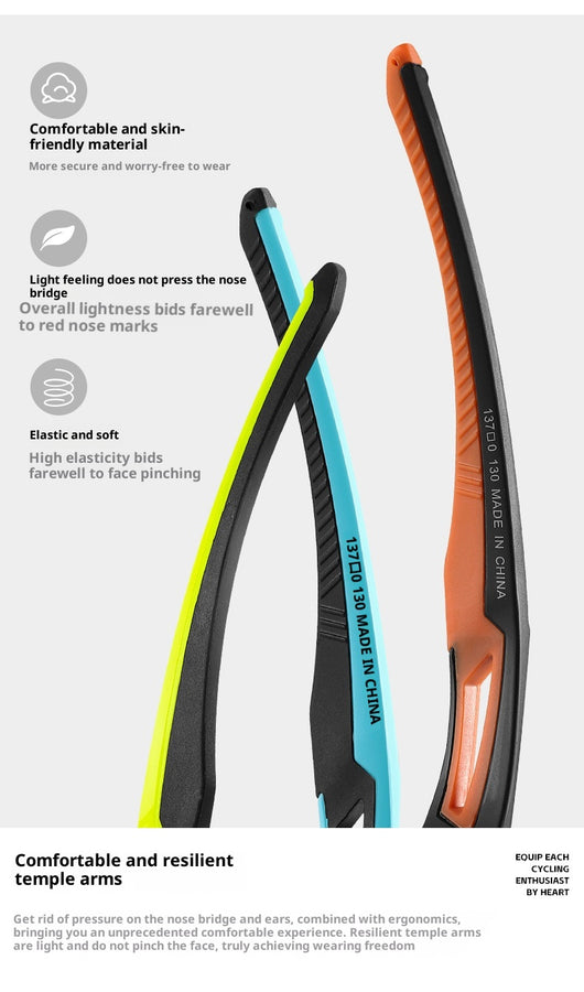 Gafas de Ciclismo Marco Grande Lentes de Color Protección Contra el Viento - Image 29
