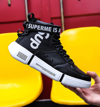 Zapatillas Deportivas Altas para Hombre Talla Grande Estilo Hip-Hop - Image 7