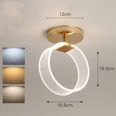 Lámpara de Techo Minimalista Luxury con Guía de Línea para Porche - Image 29