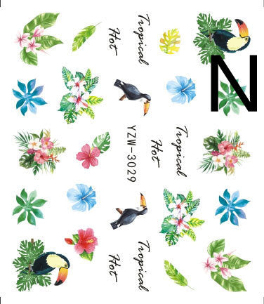 Stickers de Uñas Mariposa Negra - Diseño Elegante - Image 14