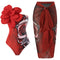 Traje Rosa Roja L