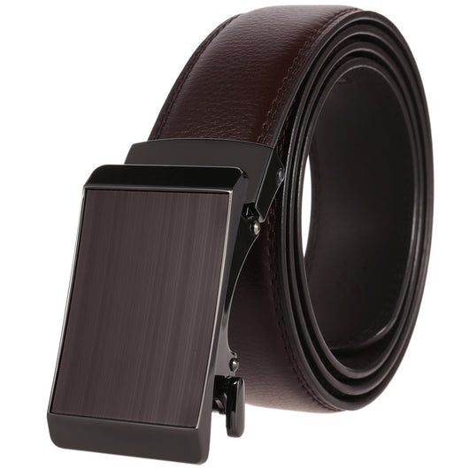 Cinturón de Cuero Genuino con Hebilla Automática para Hombre - Estilo Ejecutivo - Image 26