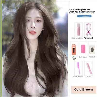 Peluca Larga Mujer Cabello Natural Liso Frente Encaje Completo Premium - Image 25