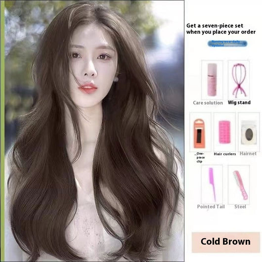 Peluca Larga Mujer Cabello Natural Liso Frente Encaje Completo Premium - Image 25