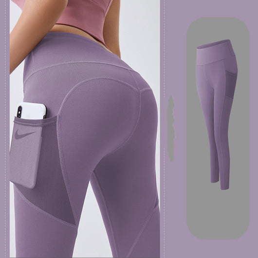 Pantalones fitness ajustados con bolsillos de malla lateral - Image 20