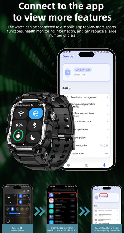 Reloj Inteligente APPLLP 7 MAX con Pantalla Amplia, WiFi y Cámara Extraíble - Image 42