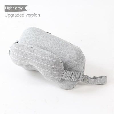 Almohada Cervical 2 en 1 con Máscara de Ojos y Partículas de Espuma - Image 4