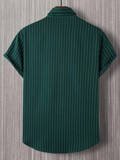 Camisa Hombre a Rayas con Botones Manfinity Homme - Image 7