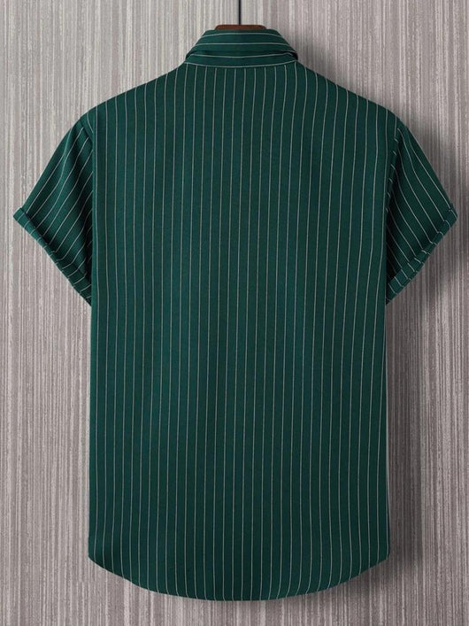 Camisa Hombre a Rayas con Botones Manfinity Homme - Image 7
