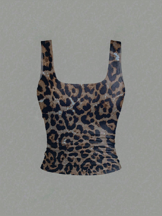 Blusa Camisola Estampado Leopardo para Mujer - Image 9