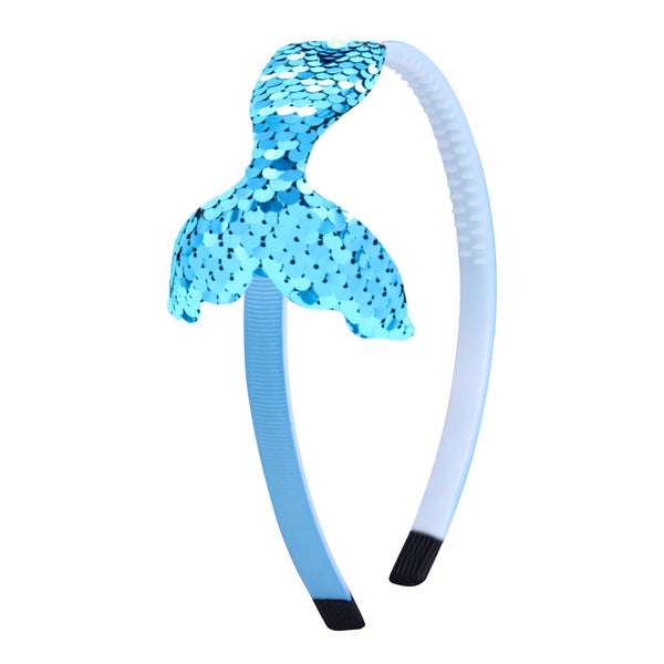 Diadema Sirena con Lentejuelas - Horquilla Antideslizante de Escamas Perladas