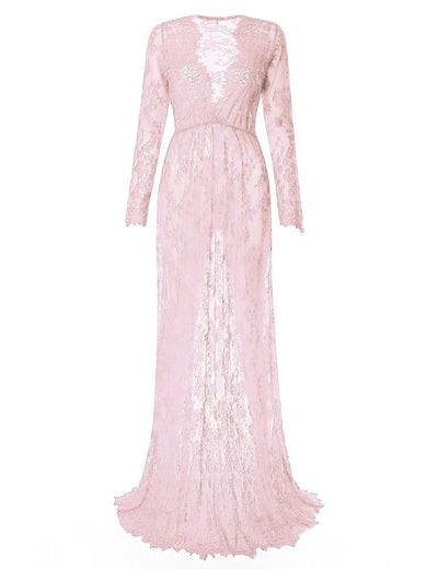 Pijama Embarazo con Encaje - Vestido Premamá Cómodo y Elegante - Image 6